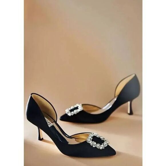 Badgley Mischka Shoes - New Badgley Mischka Fabia Embellished Pointed Toe Pump Size 7